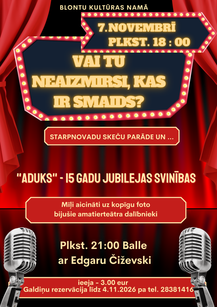 Pasākuma afiša