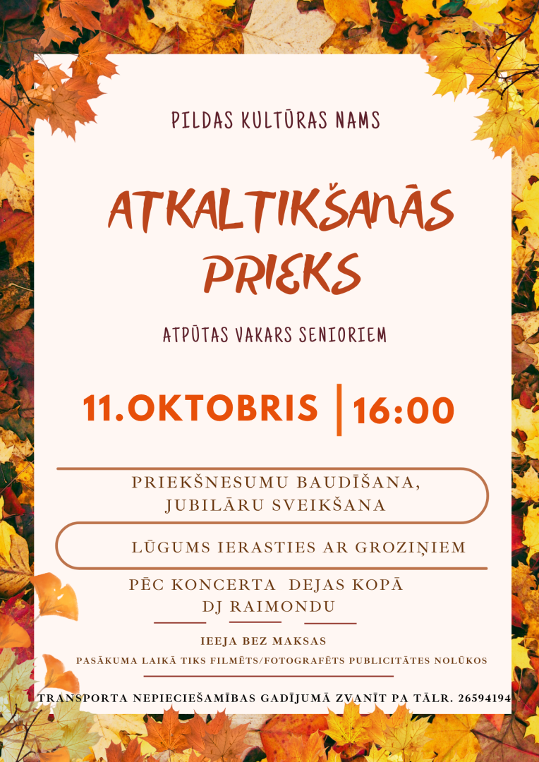 pasākuma afiša
