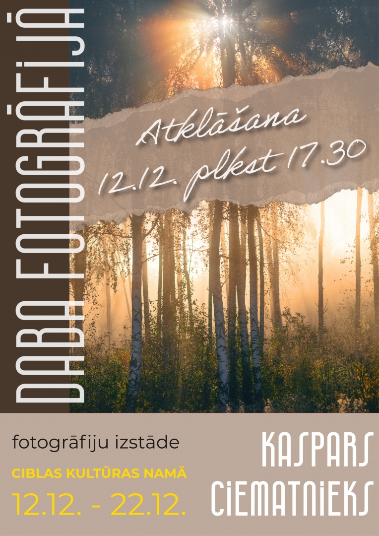 pasākuma afiša