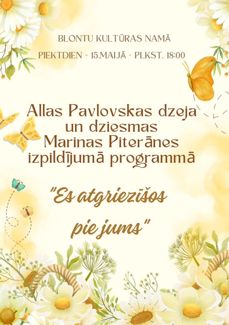 pasākuma afiša