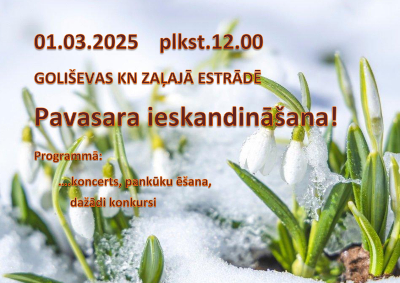 pasākuma afiša