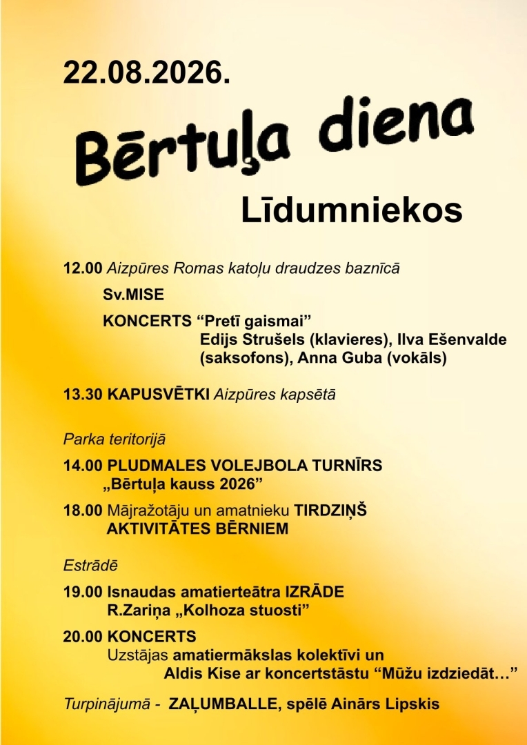 pasākuma afiša