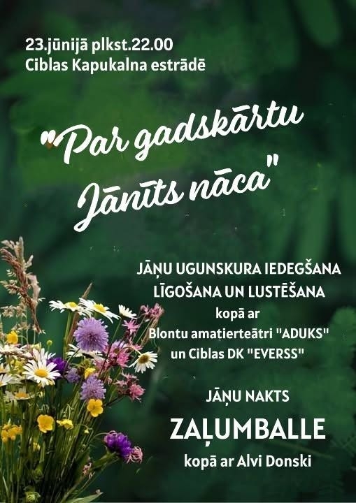 pasākuma afiša