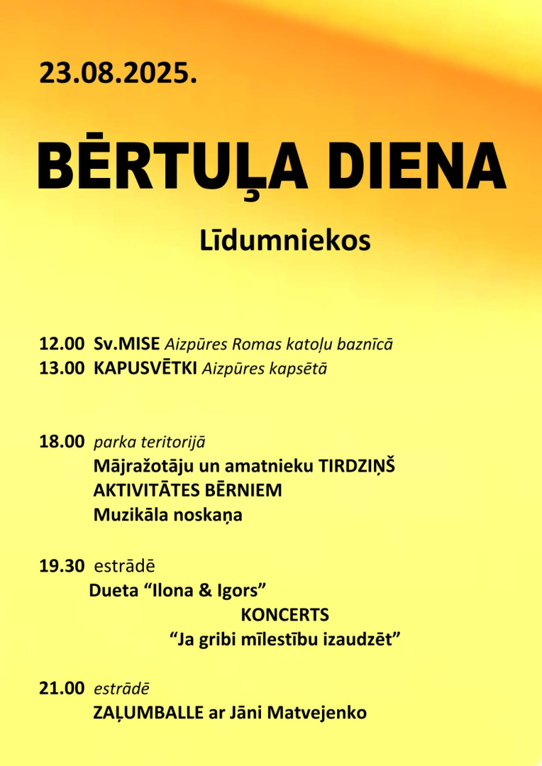 Pasākuma afiša