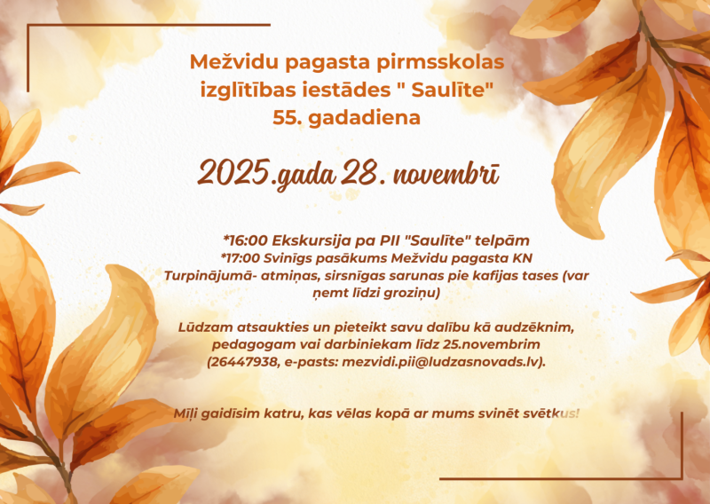 Pasākuma afiša