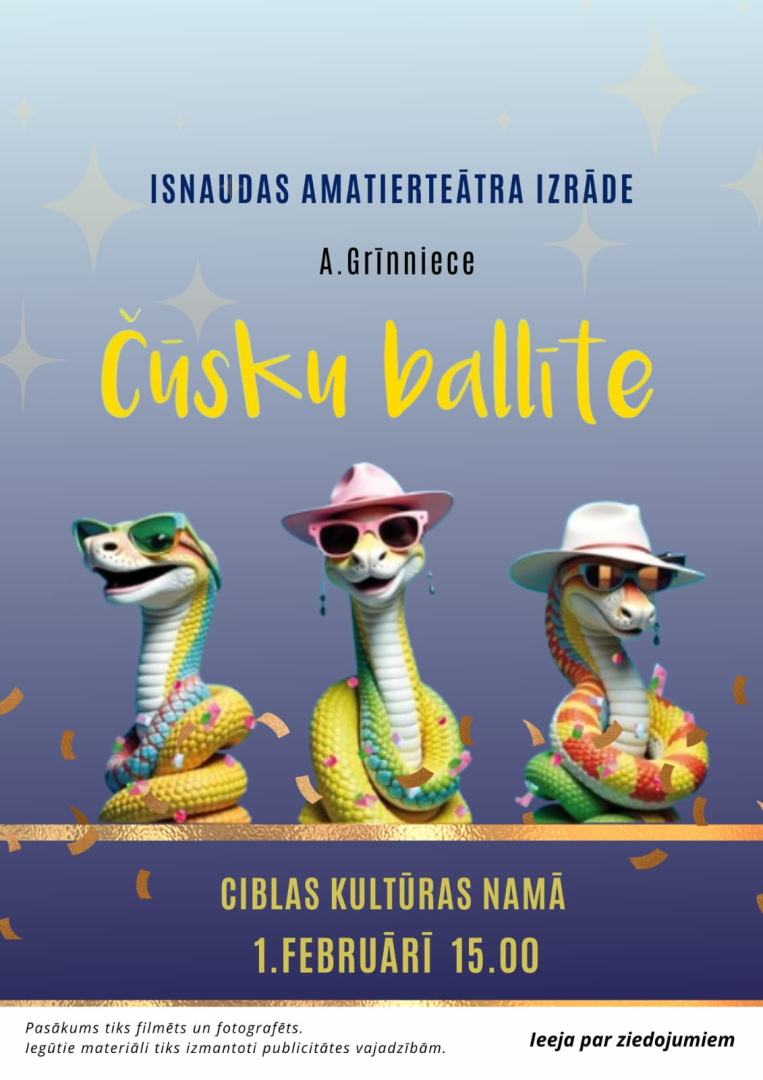 pasākuma afiša