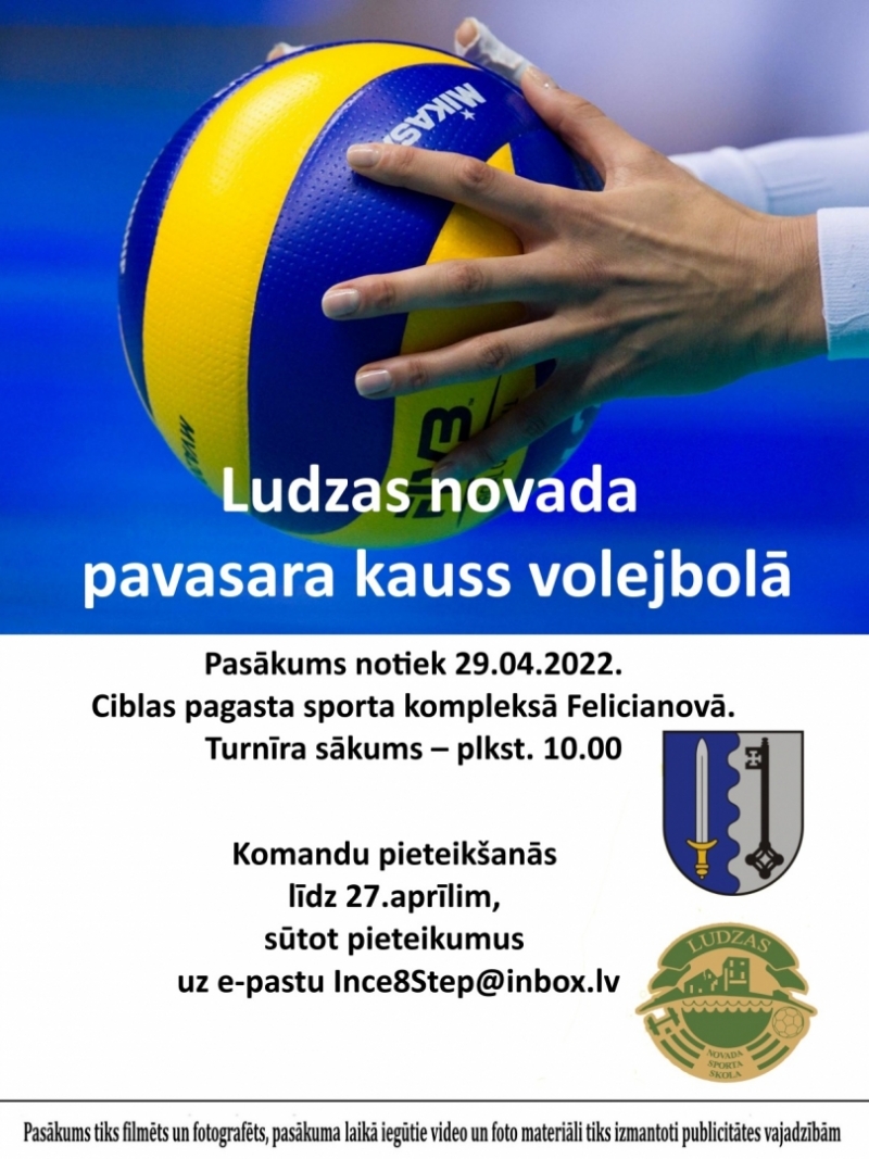 volejbols afiša