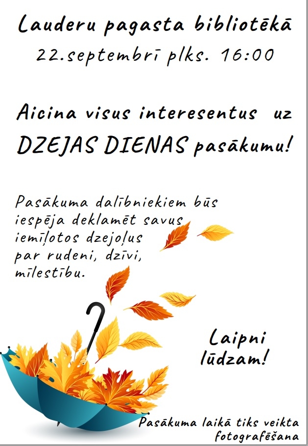 Pasākuma afiša