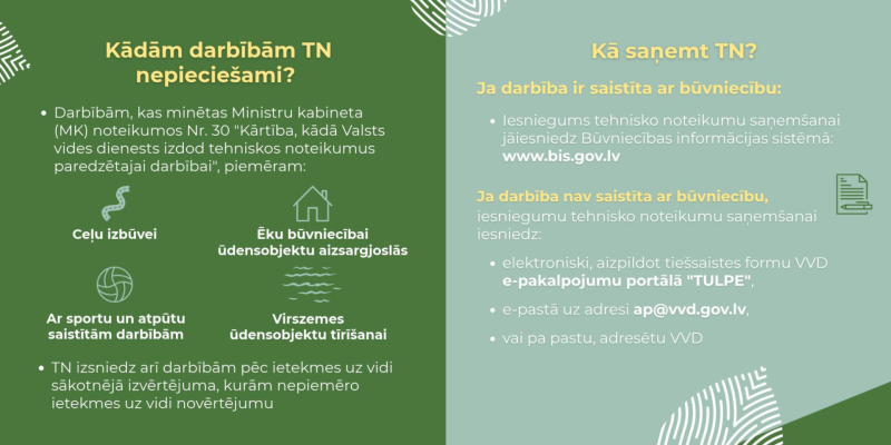 Valsts vides dienesta tehniskie noteikumi - kad tie nepieciešami un kā tos saņemt?