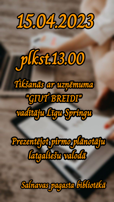 Pasākuma afiša