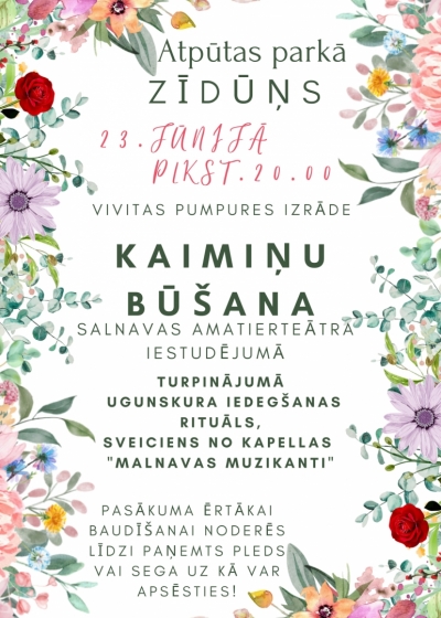Pasākuma afiša