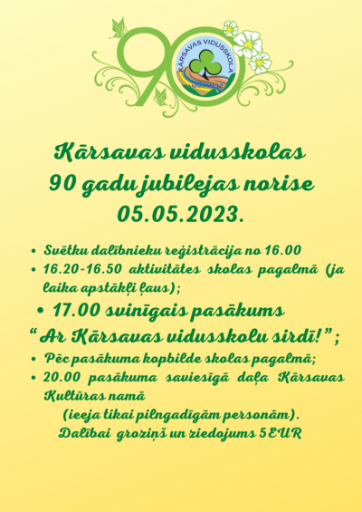 Pasākuma afiša