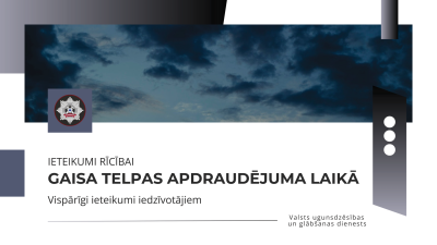 GAISA TELPAS APDRAUDĒJUMA LAIKĀ
