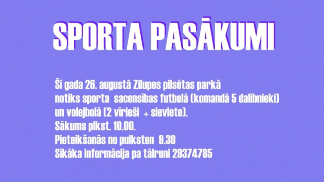 Pasākuma afiša
