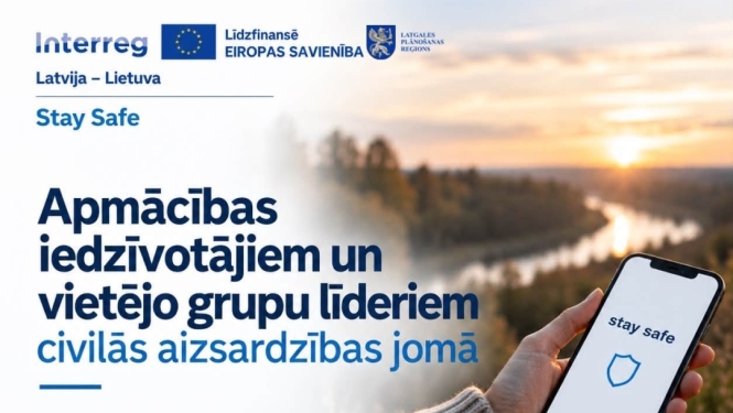 Apmācības iedzīvotājiem un vietējo grupu līderiem civilās aizsardzības jomā