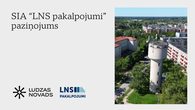 Paziņojums par ūdenssaimniecības pakalpojumu tarifu projektu Kārsavas, Ludzas un Zilupes pilsētās, kā arī Mežvidu un Zaļesjes pagastos