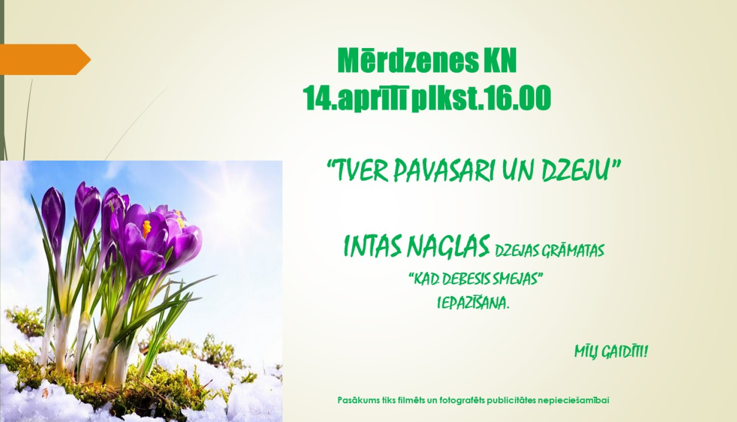 Pasākuma afiša