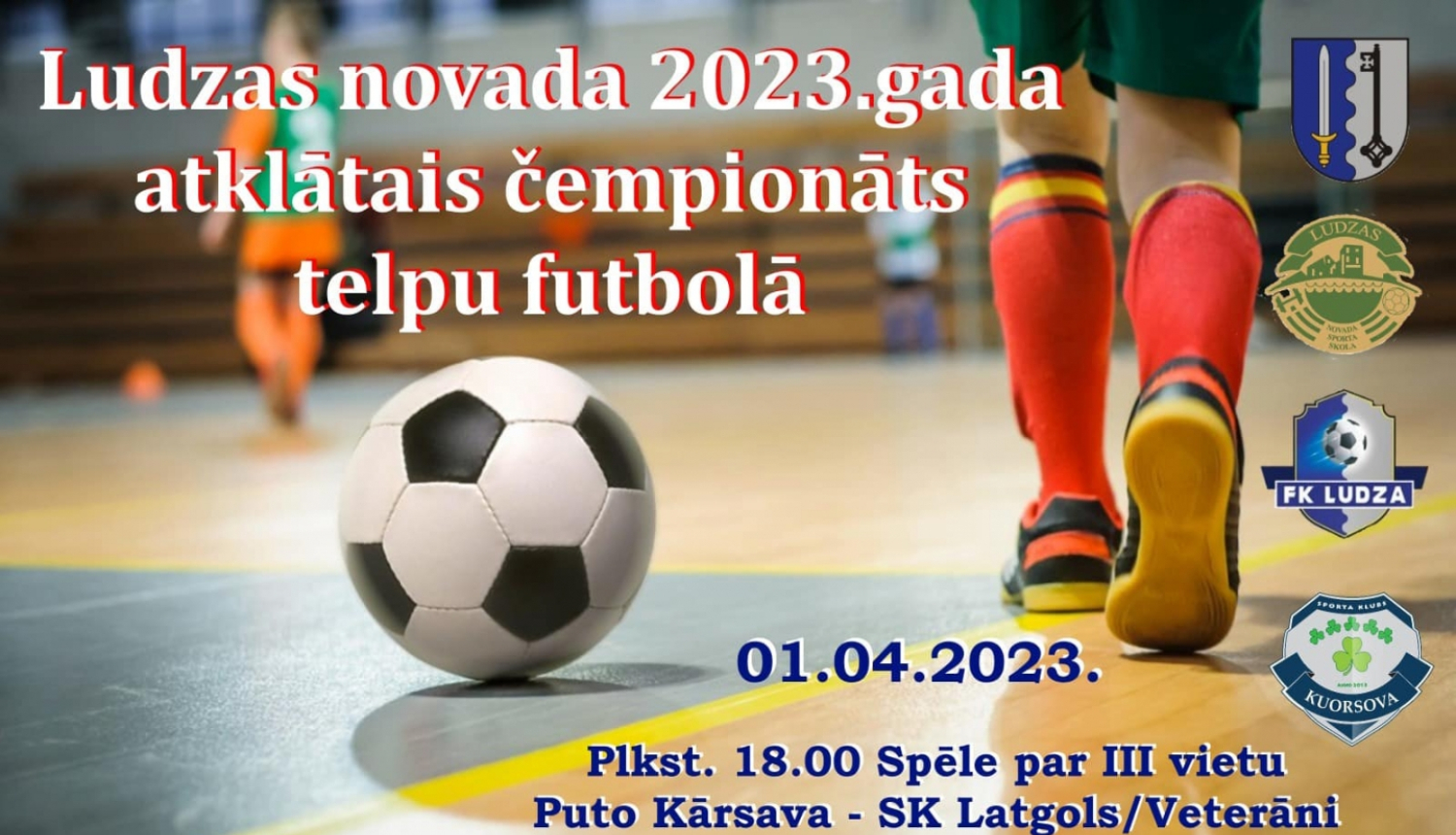 telpu futbola čempionāta afiša