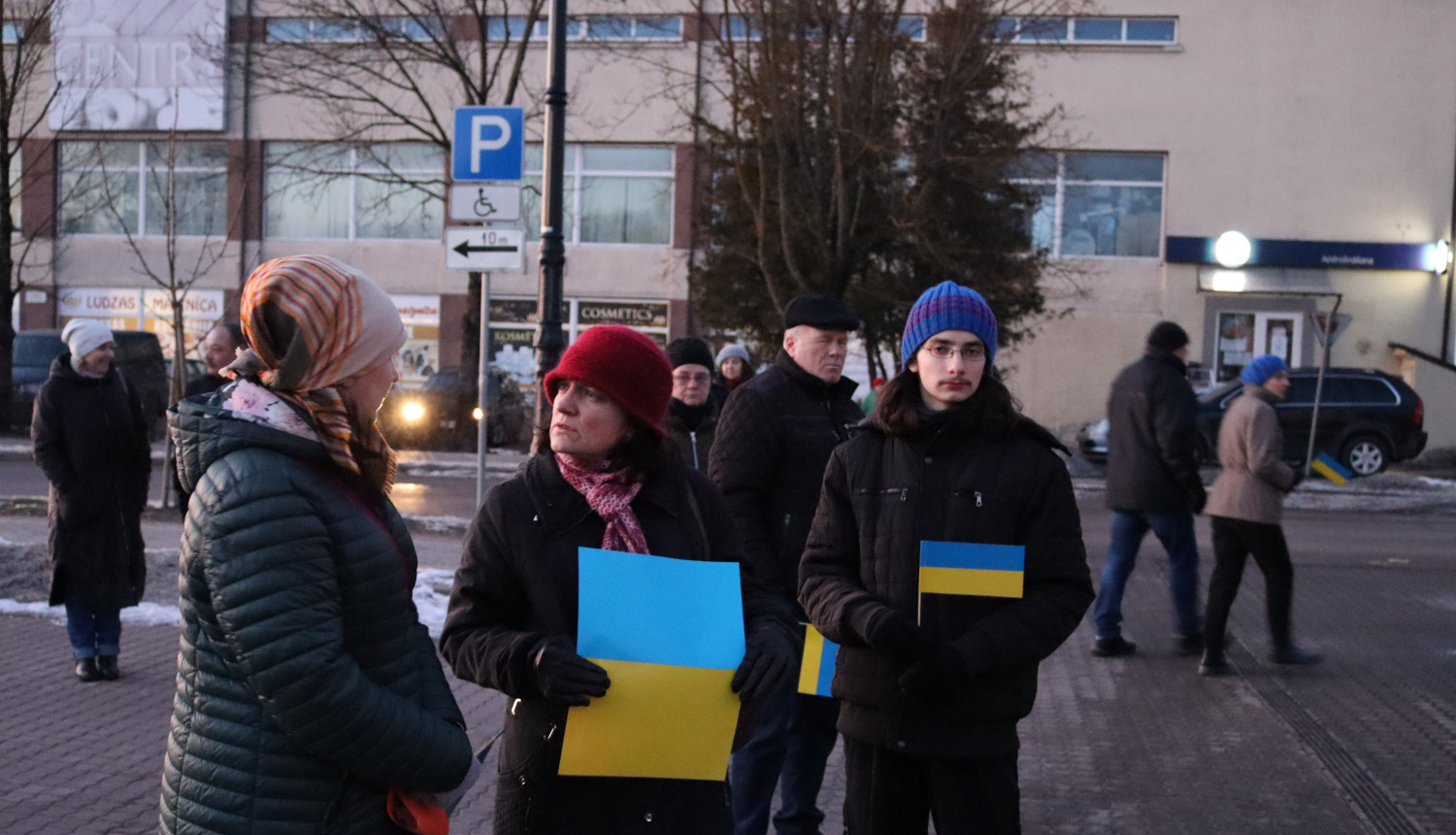Ludzā norisinājās atbalsta mītiņš Ukrainas tautai