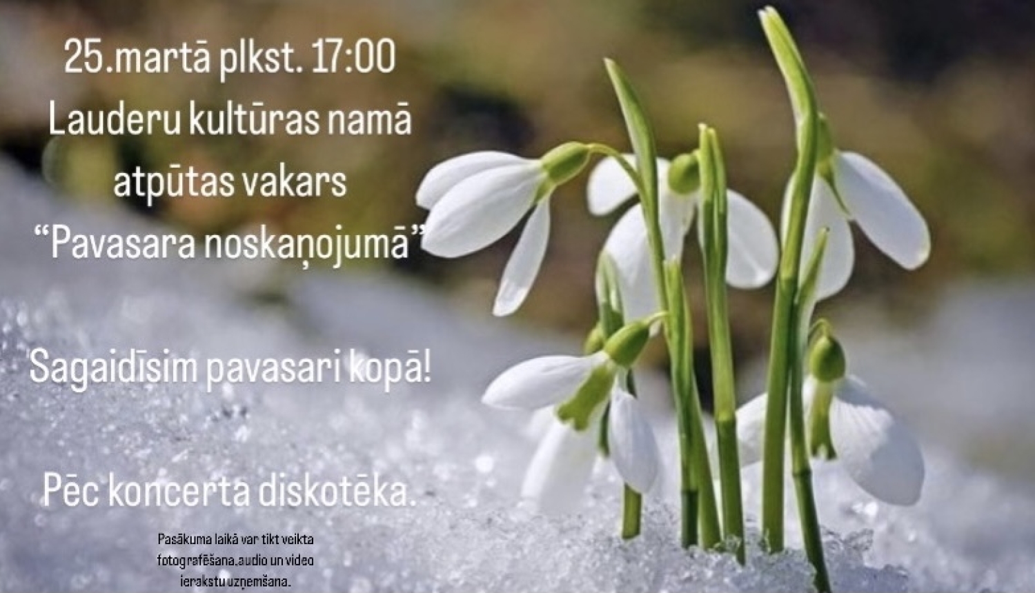 Pasākuma afiša