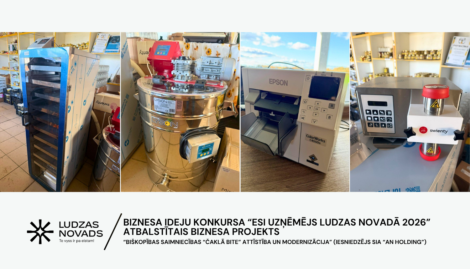Biznesa ideju konkursa “Esi uzņēmējs Ludzas novadā 2026” atbalstītais biznesa projekts