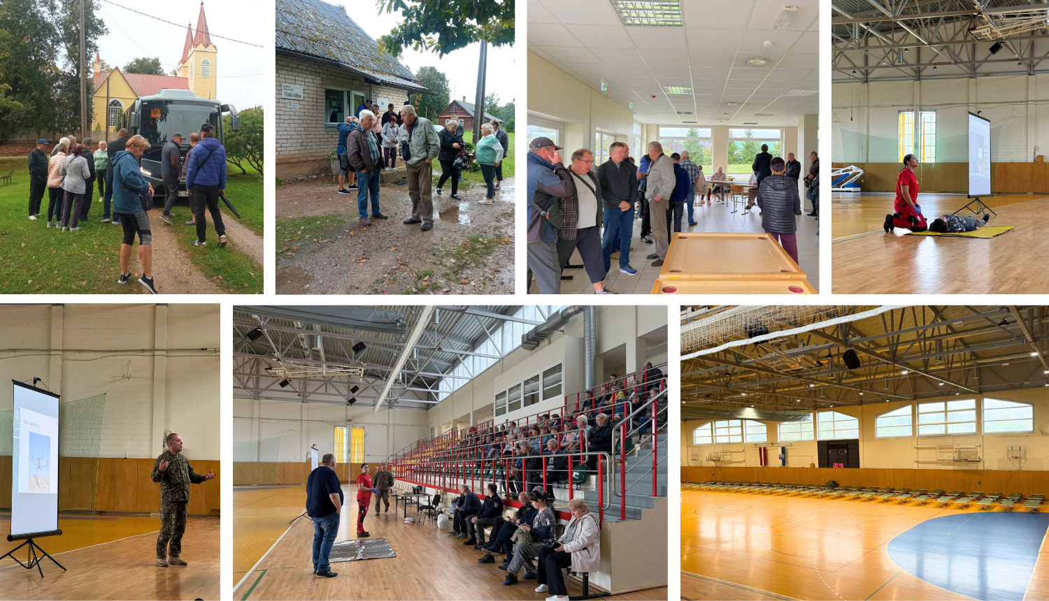 Mācību "Pilskalns" praktiskā daļa – organizēta iedzīvotāju evakuācijas izspēle Ludzā