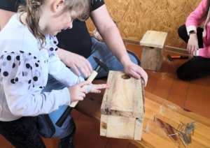 Putnu būrīšu darbnīca Blontu pagasta pirmsskolas izglītības iestādē