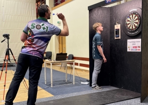 SK Kuorsova komanda startē Latvijas Darts virslīgas sacensībās Vecpiebalgā