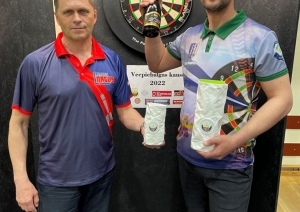 SK Kuorsova komanda startē Latvijas Darts virslīgas sacensībās Vecpiebalgā