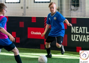Bagātu pieredzi ieguva jaunie futbola censoņi
