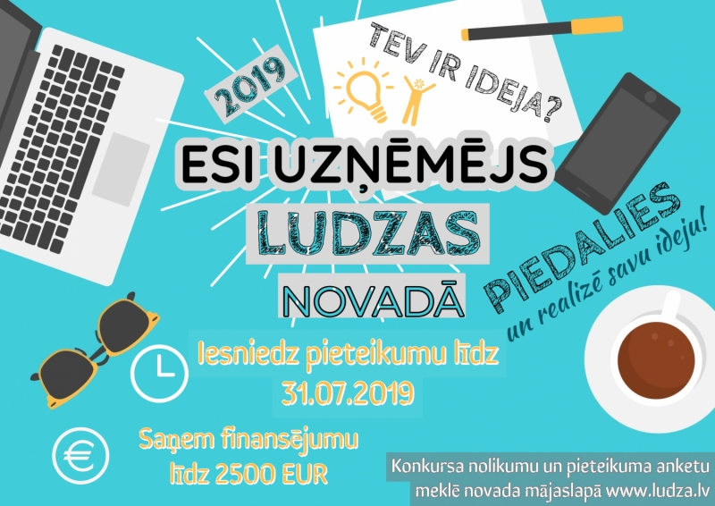 Izsludināts konkurss “Esi uzņēmējs Ludzas novadā 2019”