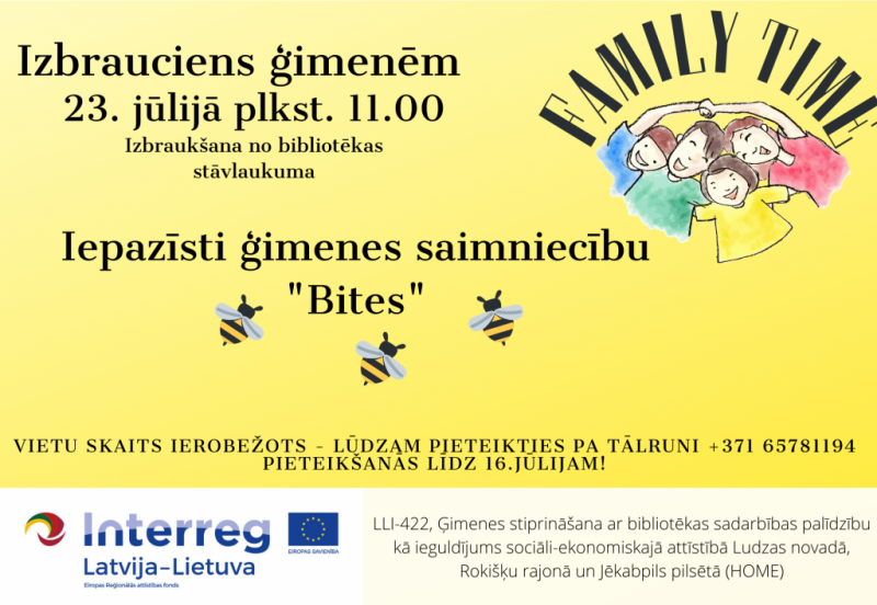 Ludzas pilsētas galvenā bibliotēka aicina uz ģimenes izbraucienu!