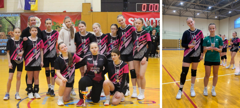 Attēlā: Ludzas 2011. gadā dzimušo meiteņu komanda. Par labāko spēlētāju komandā atzīta Madara Jakupāne. Foto: Patrīcija Cibuļska