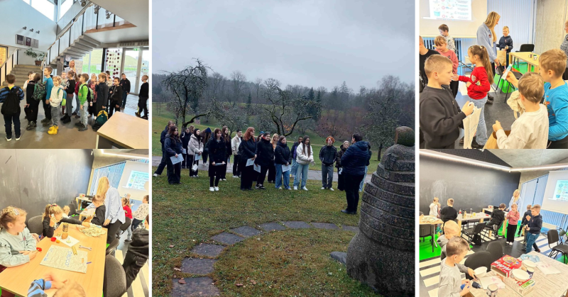 Ludzas pilsētas vidusskolā mācību process ar STEM projektu novembrī