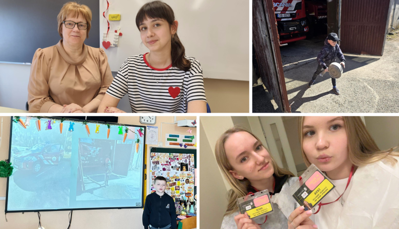 Ludzas pilsētas vidusskolas skolēni aktīvi piedalās Ēnu dienā