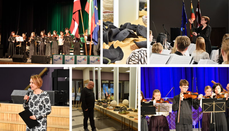 Ludzā aizvadīts projekta “Together in Art” noslēguma koncerts un izstāde