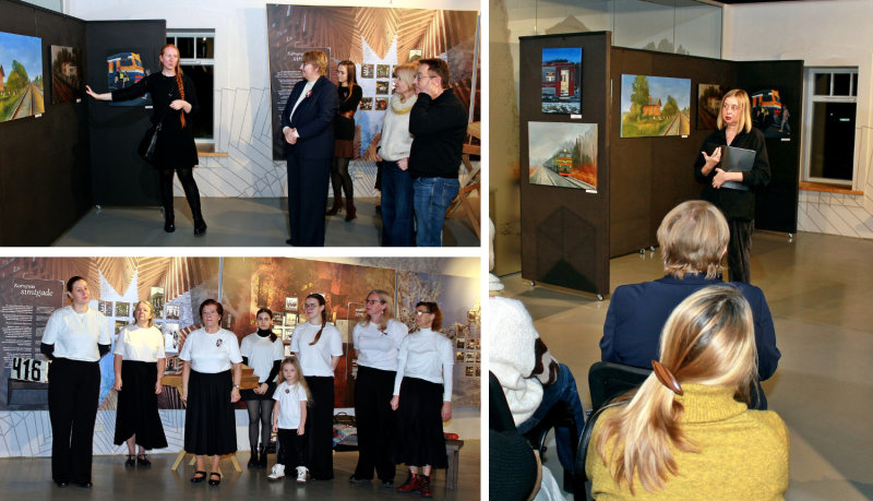 Kārsavā atdzīvojas dzelzceļa stāsti krāsās, atmiņās un liecībās