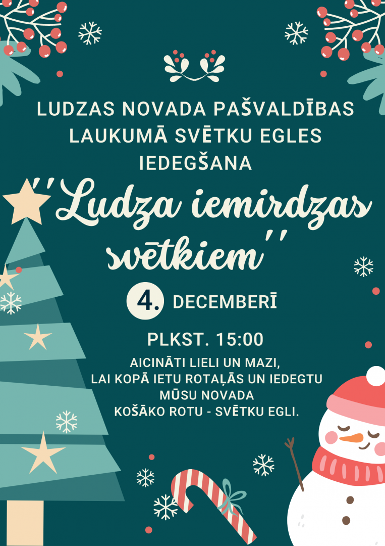 Iedegsim Ziemassvētku egli Ludzā!