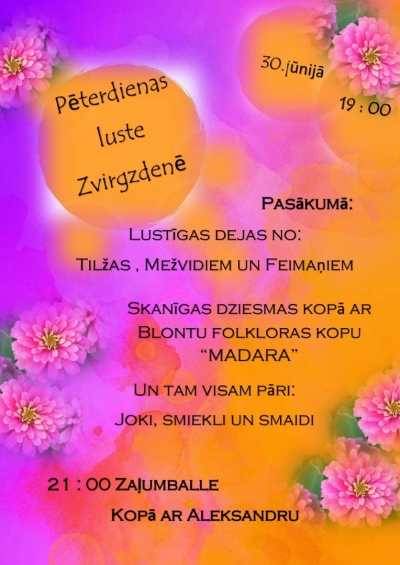 Pasākuma afiša
