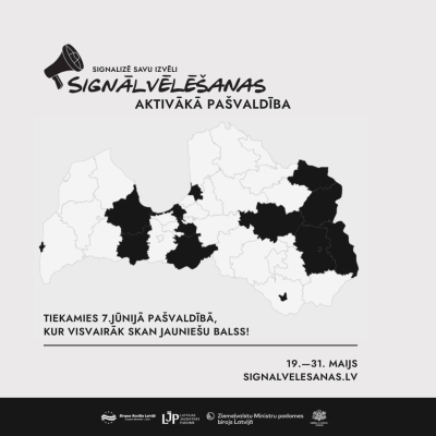 Vizuālis - Ir uzsāktas Signālvēlēšanas - balso 16., 17 gadus veci jaunieši!