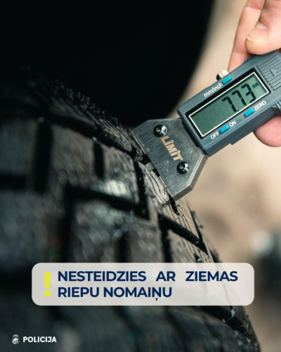 Autovadītāj, nesteidzies savu automašīnu aprīkot ar vasaras riepām! 