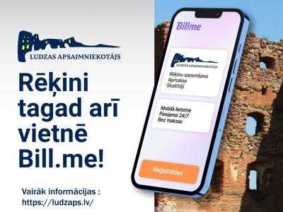Vizuālis - SIA “LUDZAS APSAIMNEKOTĀJS ievieš jaunu klientu apkalpošanas platformu - ērta rādījumu nodošana, rēķinu saņemšana un komunikācija ar pārvaldnieku!