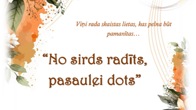pasākuma afiša