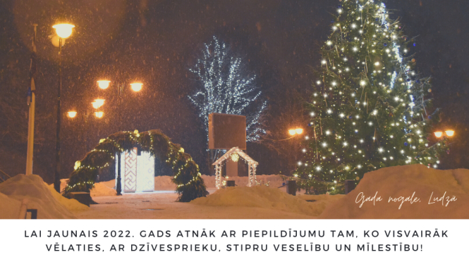 Ludzas novada pašvaldības Jaungada apsveikums
