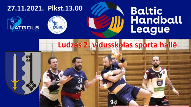 Baltijas handbola līga Ludzas 2. vidusskolas sporta hallē