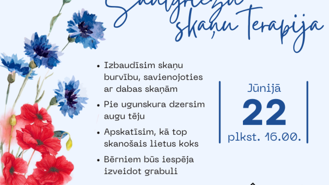 Saulgriežu skaņu terapija Kārsavā