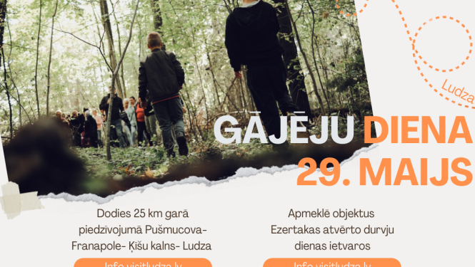 Piedzīvo Gājēju dienu Ezertakā
