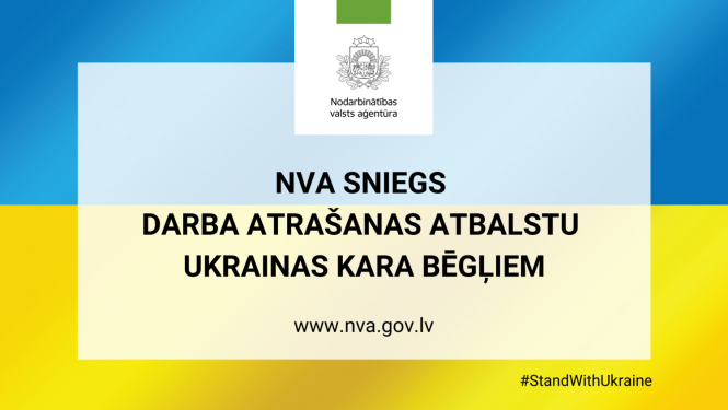 NVA sniegs darba atrašanas atbalstu Ukrainas kara bēgļiem