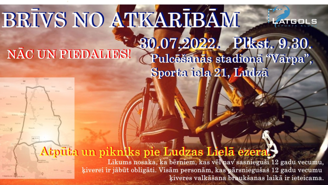 Velobrauciens “BRĪVS NO ATKARĪBĀM”
