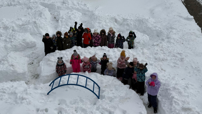 Ziemas prieki Ludzas pirmsskolas izglītības iestādē "Rūķītis"